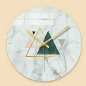 Vintage Glass Wall Clock