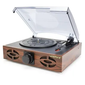 Vintage Wooden Record Player
