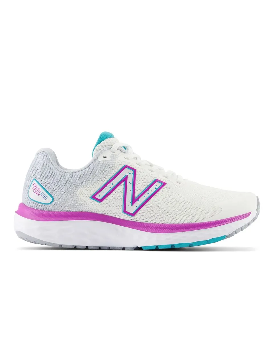 Women's White W680WN7 Running Shoes